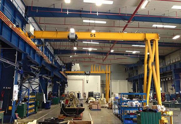 ヨーロッパのセミゴリアートクレーン